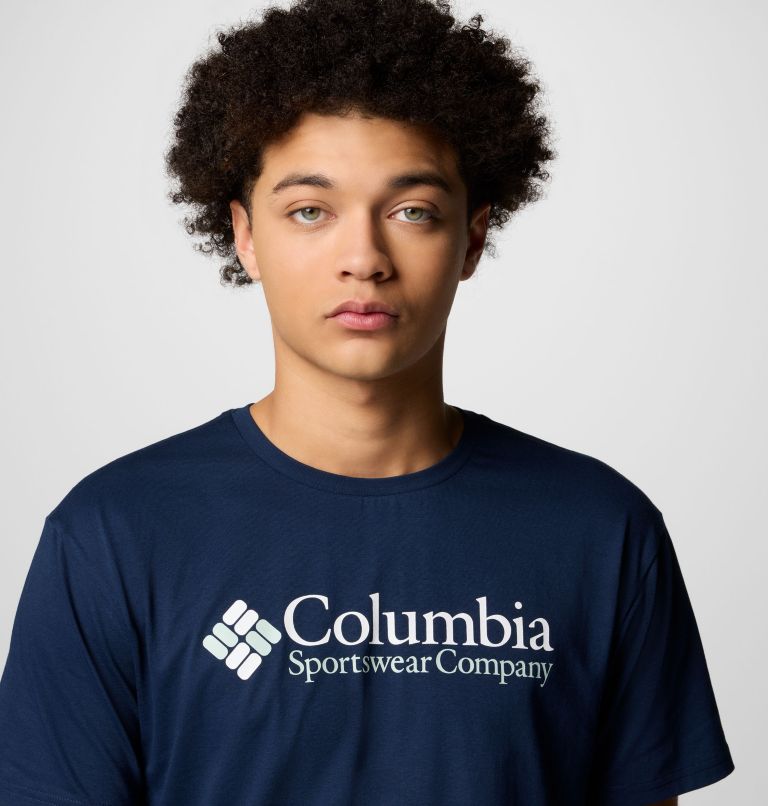T-shirt CSC Basic Logo II Homme , Color: Collegiate Navy, CSC Retro Logo, image 4