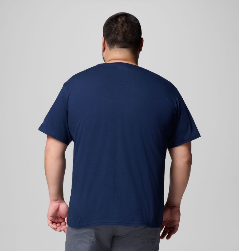 Path Lake II T-Shirt mit Grafik für Männer – erweiterte Größenauswahl, Color: Collegiate Navy, Circular Linescape, image 3