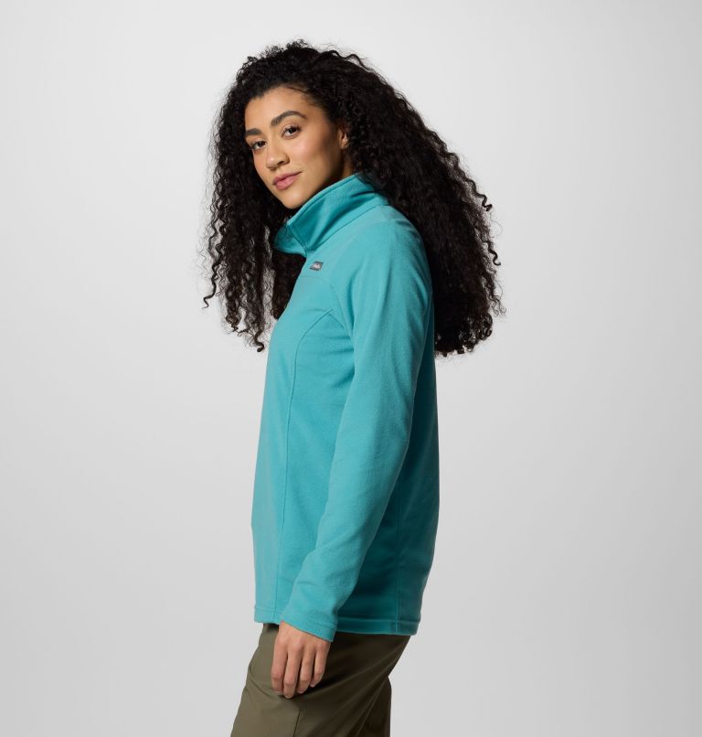 Forro polar con media cremallera Lake Aloha para mujer, Color: Teal, image 3