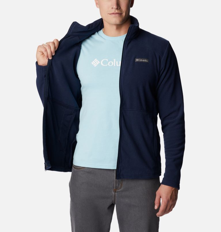 Men's Castle Dale Full Zip Fleece Jacket - Tall, Color: Collegiate Navy, image 5