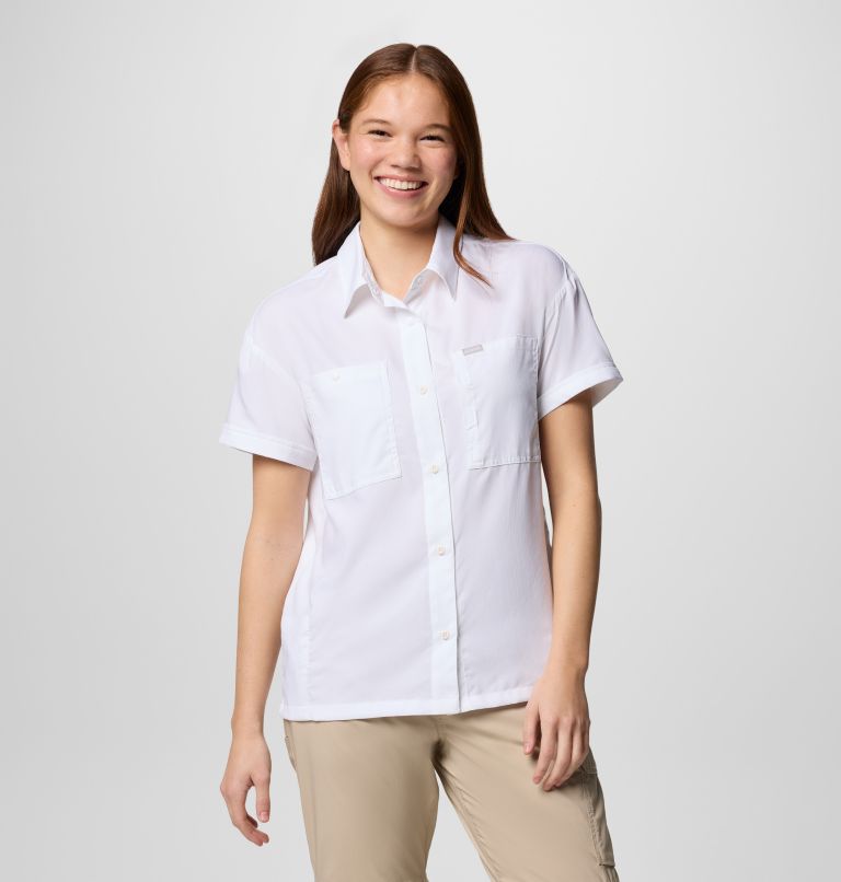 Chemise Manches Courtes Silver Ridge Utility Femme, Color: White, image 1