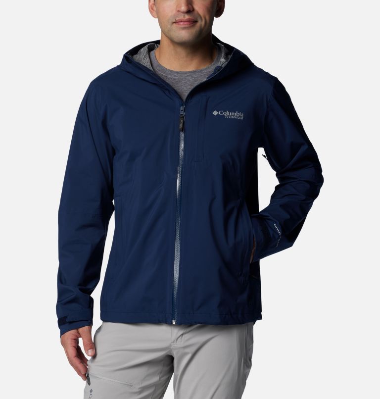 Veste de Randonnée Imperméable Ampli-Dry II Homme, Color: Collegiate Navy, image 1