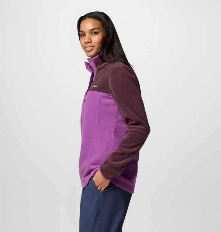 Sweat polaire pressionné Benton Springs femme, Color: Razzle, Moonvista, image 3