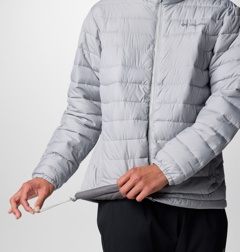 Powder Lite II isolierte Jacke für Männer, Color: Columbia Grey, image 7
