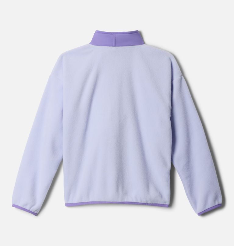 Youth Sequoia Grove Fleece Jacket, Color: Snowdrift, Paisley Purple, image 2