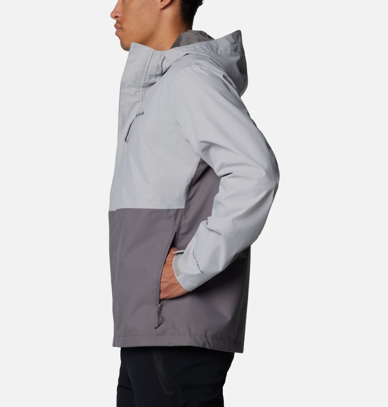 Men's Hikebound II Waterproof Jacket, Color: Columbia Grey, City Grey, image 3