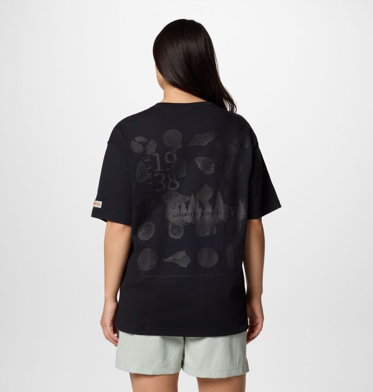 T-shirt Graphique Wallowa Unisexe, Color: Black, Seashells, image 8