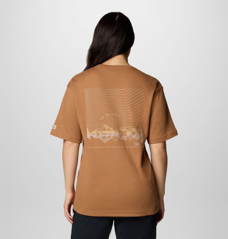 T-shirt Graphique Wallowa Unisexe, Color: Camel Brown, image 5