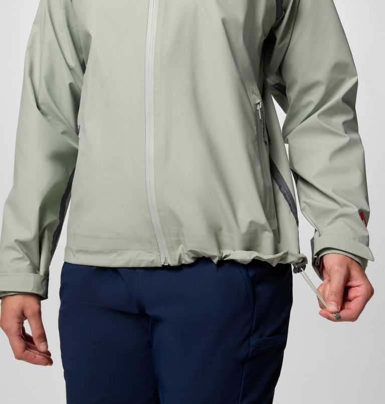 Women's Reign No Shine Waterproof Jacket, Color: Safari, image 6