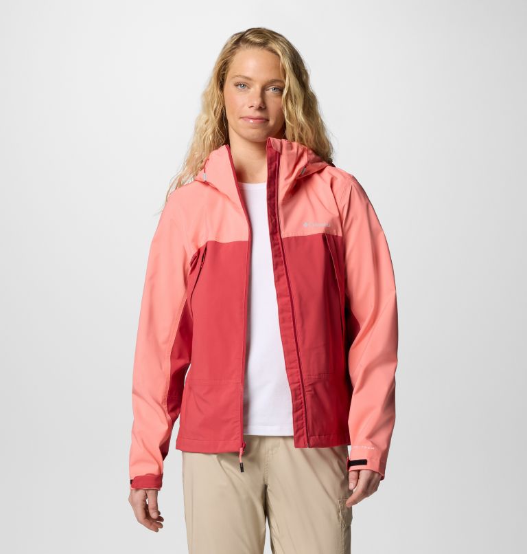 Veste Imperméable Boulder Falls Femme, Color: Daredevil, Alpenglow, image 7