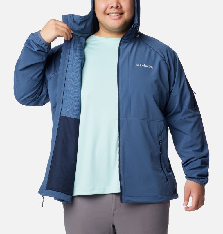 Tall Heights II Softshell Jacke mit Kapuze für Männer – erweiterte Größenauswahl, Color: Dark Mountain, image 5