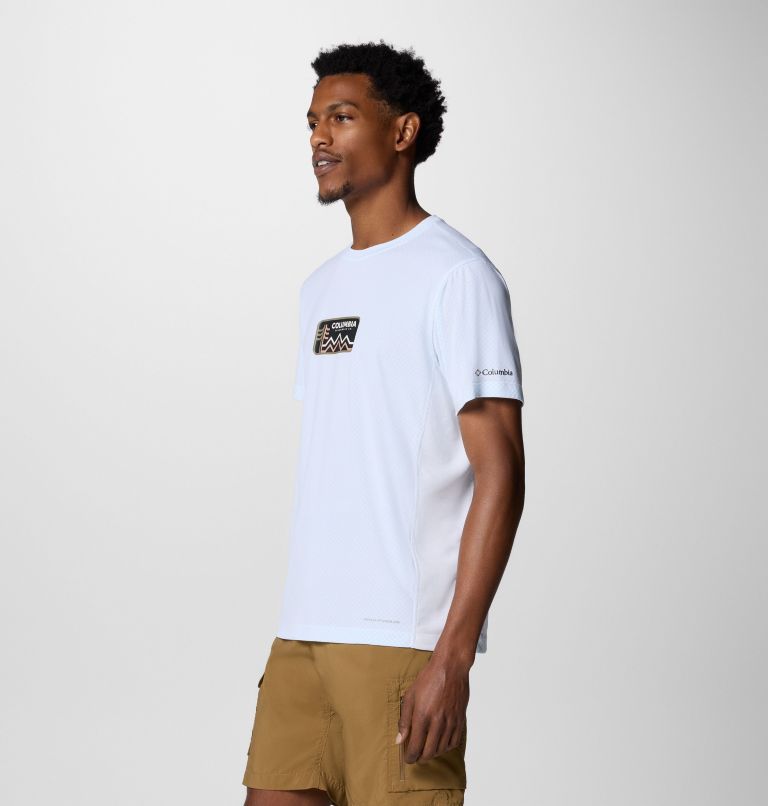 T-shirt tecnica, leggera e stampata Zero Rules da uomo, Color: White, Actively Cooled, image 3