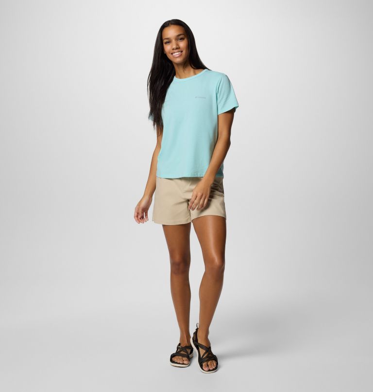 Women's Sun Trek Short Sleeve Shirt II, Color: Spray, image 6