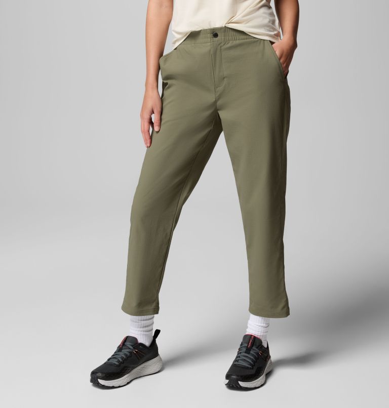 Women's Cedar Crest Hiking Trousers, Color: Stone Green, image 3