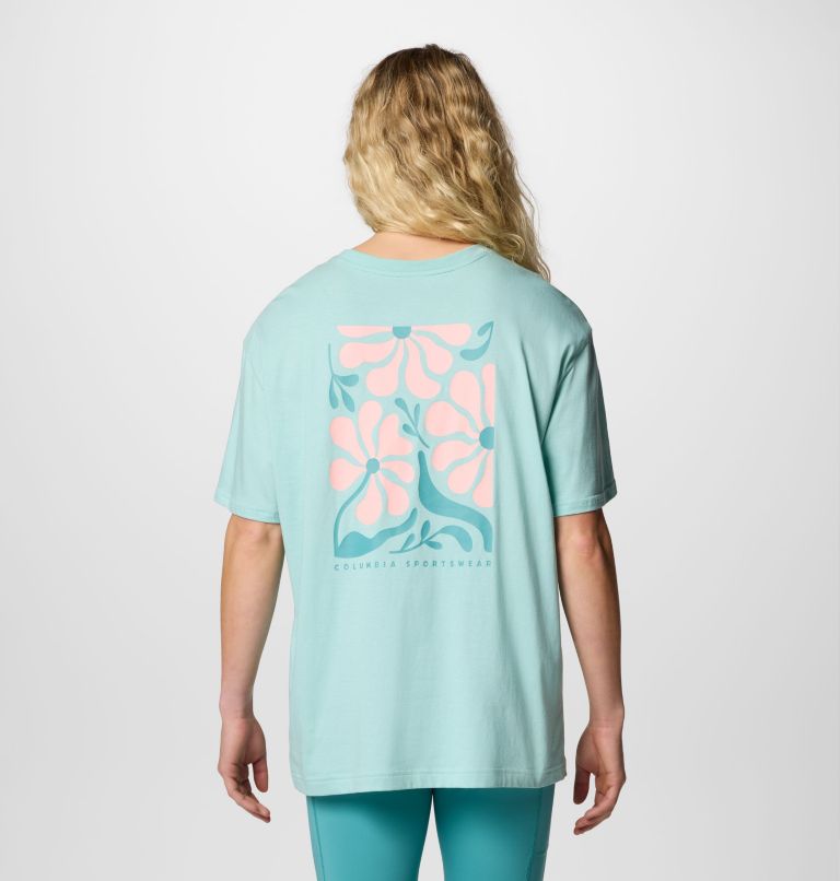 T-shirt Graphique Oversize Rolling Bend Femme, Color: Spray, Floral Fun, image 1