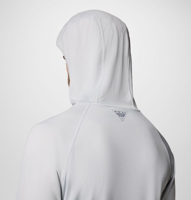 Homme Chandail à capuchon PFG Solar Stream Elite II, Color: Cool Grey, image 7