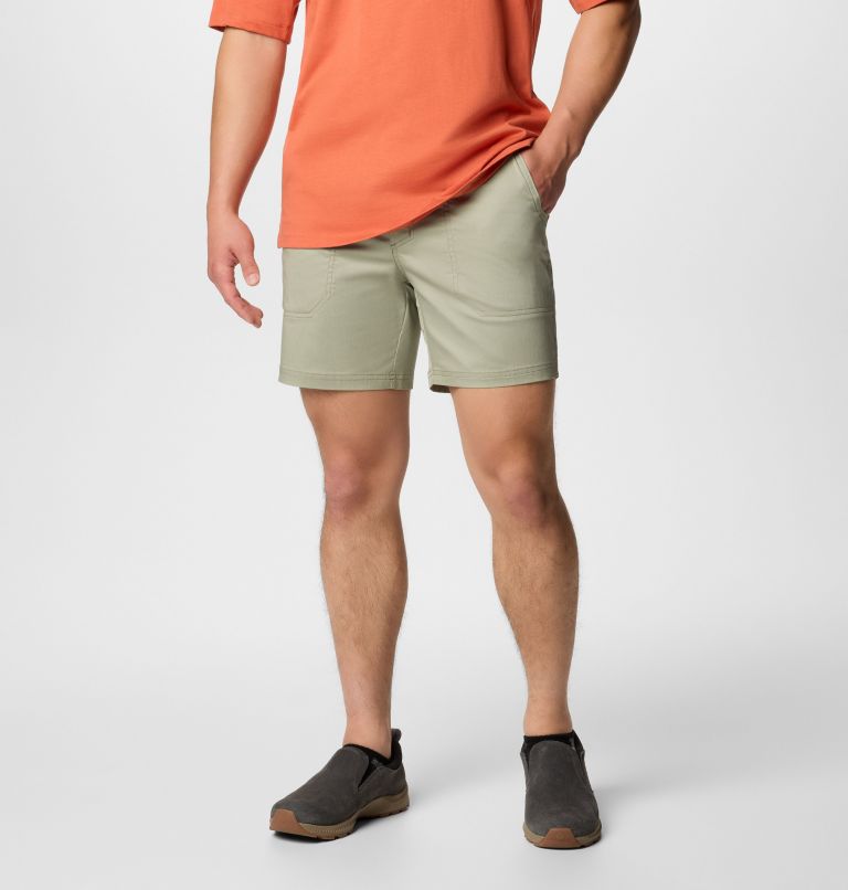 Shorts de sarga Landroamer para hombre, Color: Safari, image 1