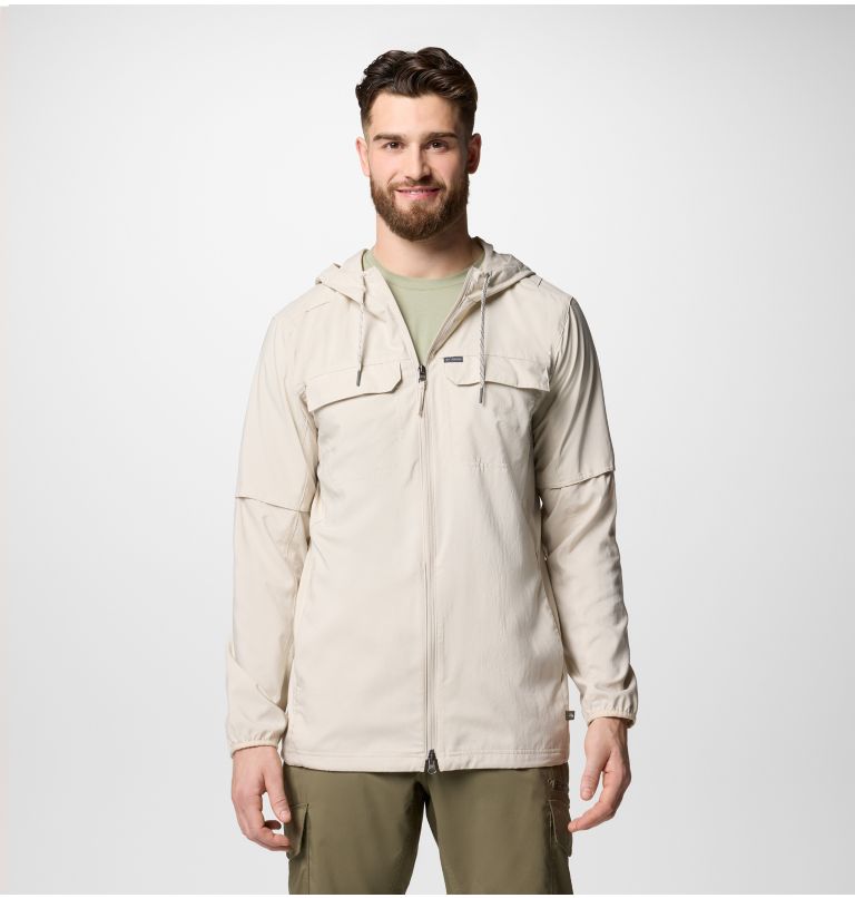 Skien Valley leichte Jacke mit Kapuze für Männer, Color: Dark Stone, image 1