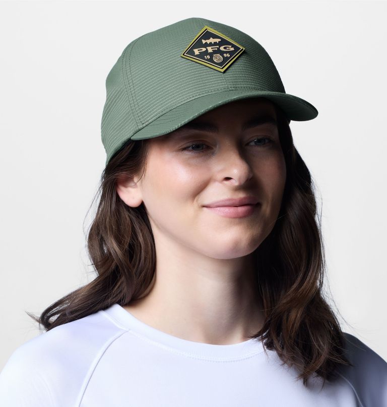 Casquette extensible PFG Island Angler, Color: Cypress, PFG Diamond Bit Trout, image 6