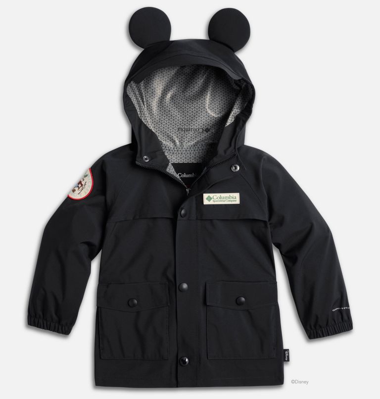 CSC x Disney Mickey Mouse Ibex wasserdichte Shell Jacke für Kleinkinder, Color: Black, image 1