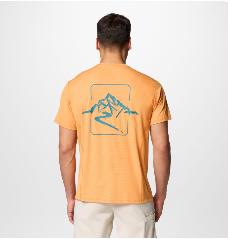 Men's Cirque River Pro Graphic Technical T-Shirt, Color: Koi, image 2